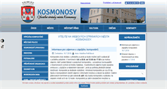 Desktop Screenshot of kosmonosy.cz