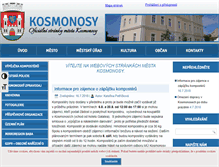 Tablet Screenshot of kosmonosy.cz